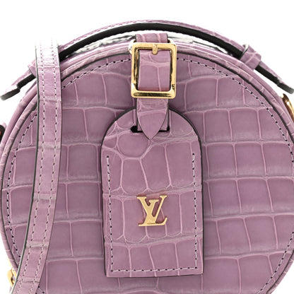 Louis Vuitton Alligator Mini Boite Chapeau Purple 7 of 9