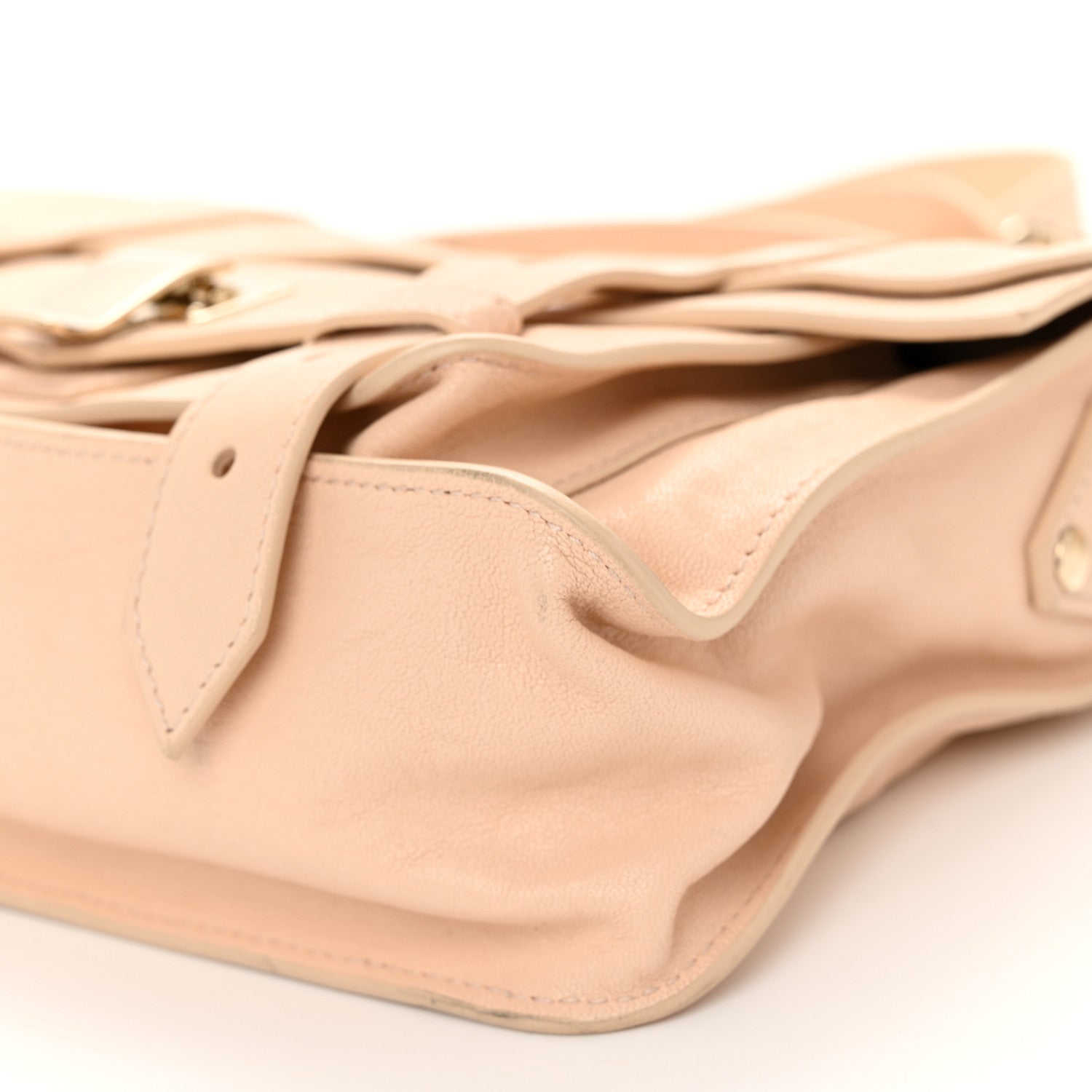 Proenza Schouler Lambskin Tiny PS1 Satchel Nude 10 of 10