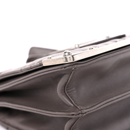 Prada Soft Calfskin Impunture Diagramme Cahier Bag Bambu 7 of 15