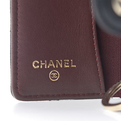 Chanel Caviar Quilted Classic 4 Key Holder Wallet Black 6 of 8