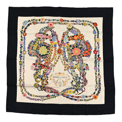 Hermes Silk Brides De Gala En Fleurs Scarf 90 1 of 3