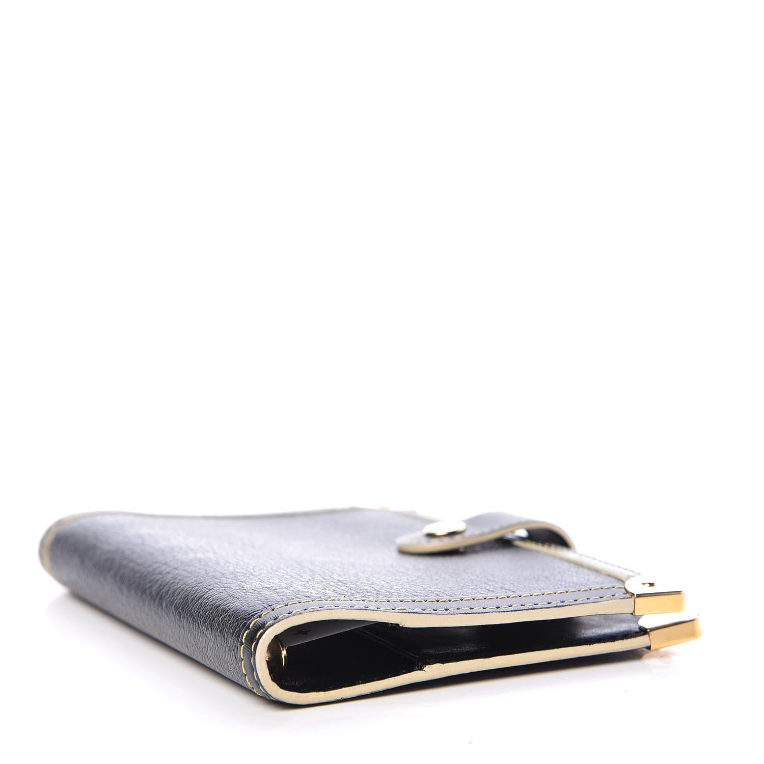 Louis Vuitton Suhali Small Ring Agenda Cover Black 4 of 6