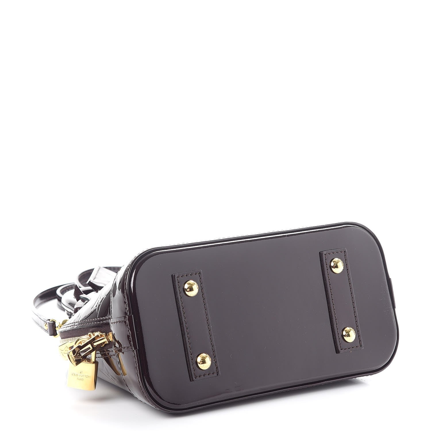 Louis Vuitton Vernis Alma BB Amarante 5 of 10