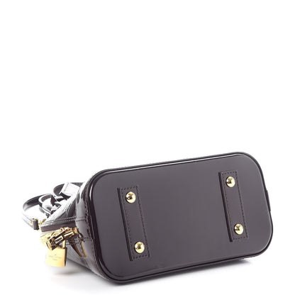 Louis Vuitton Vernis Alma BB Amarante 5 of 10