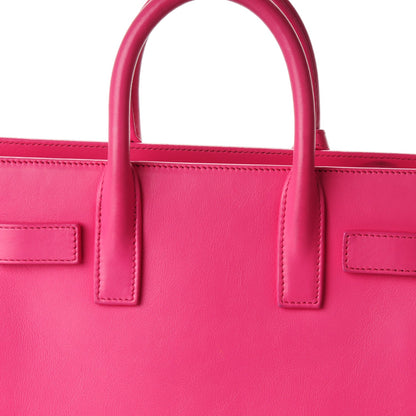 Saint Laurent Calfskin Nano Sac De Jour Lipstick Fuchsia 10 of 12