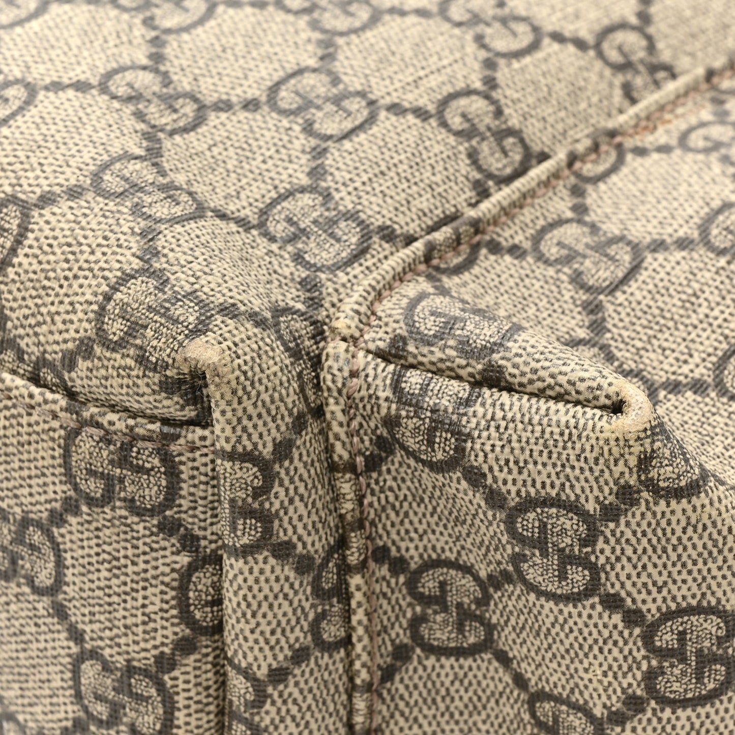GG Plus Monogram Messenger Diaper Bag Dark Brown