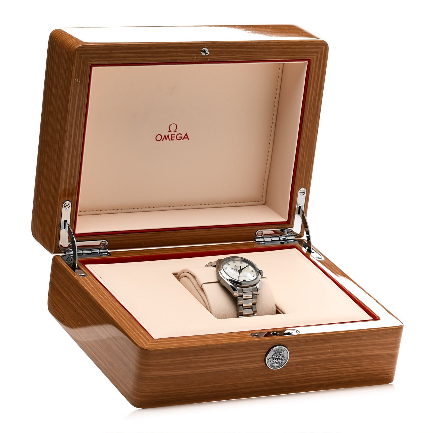 Stainless Steel Diamond Mother of Pearl 34mm Seamaster Aqua Terra Co-Axial Master Chronometer Automatic Watch 220.10.34.20.55.001