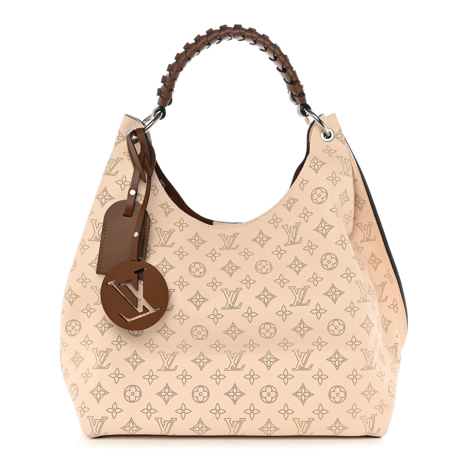 Louis Vuitton Mahina Carmel Hobo Creme 1 of 8