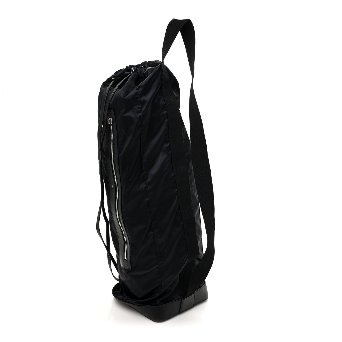 Nylon City Long Sling Bag Dark Blueberry Black