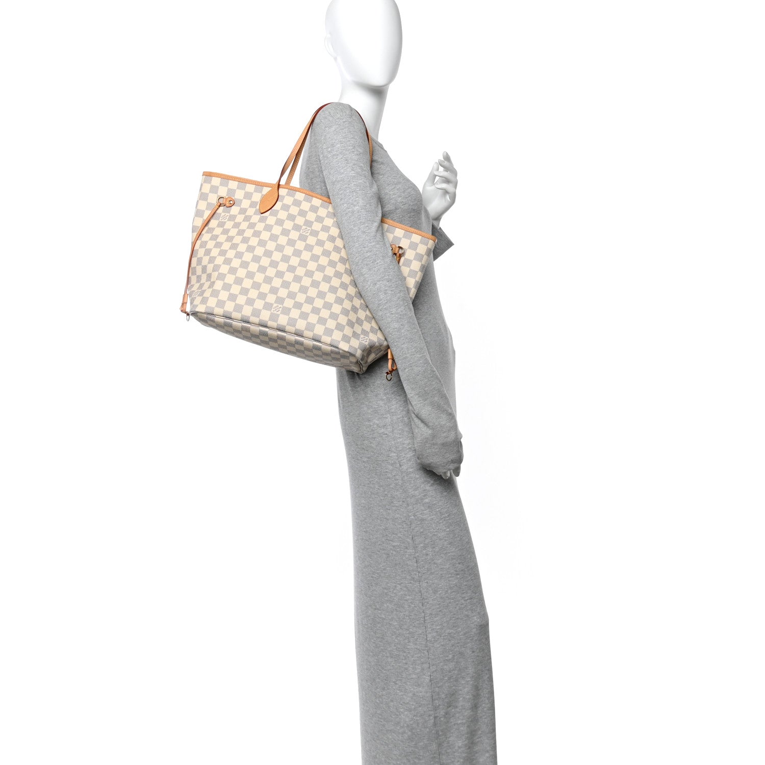 Louis Vuitton Damier Azur Neo Neverfull MM 2 of 10