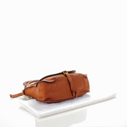 Chloe Calfskin Medium Marcie Satchel Tan 4 of 8