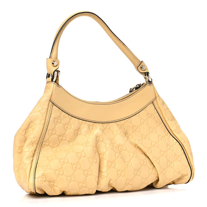Gucci Guccissima Small D Gold Ring Shoulder Bag Yellow 2 of 6
