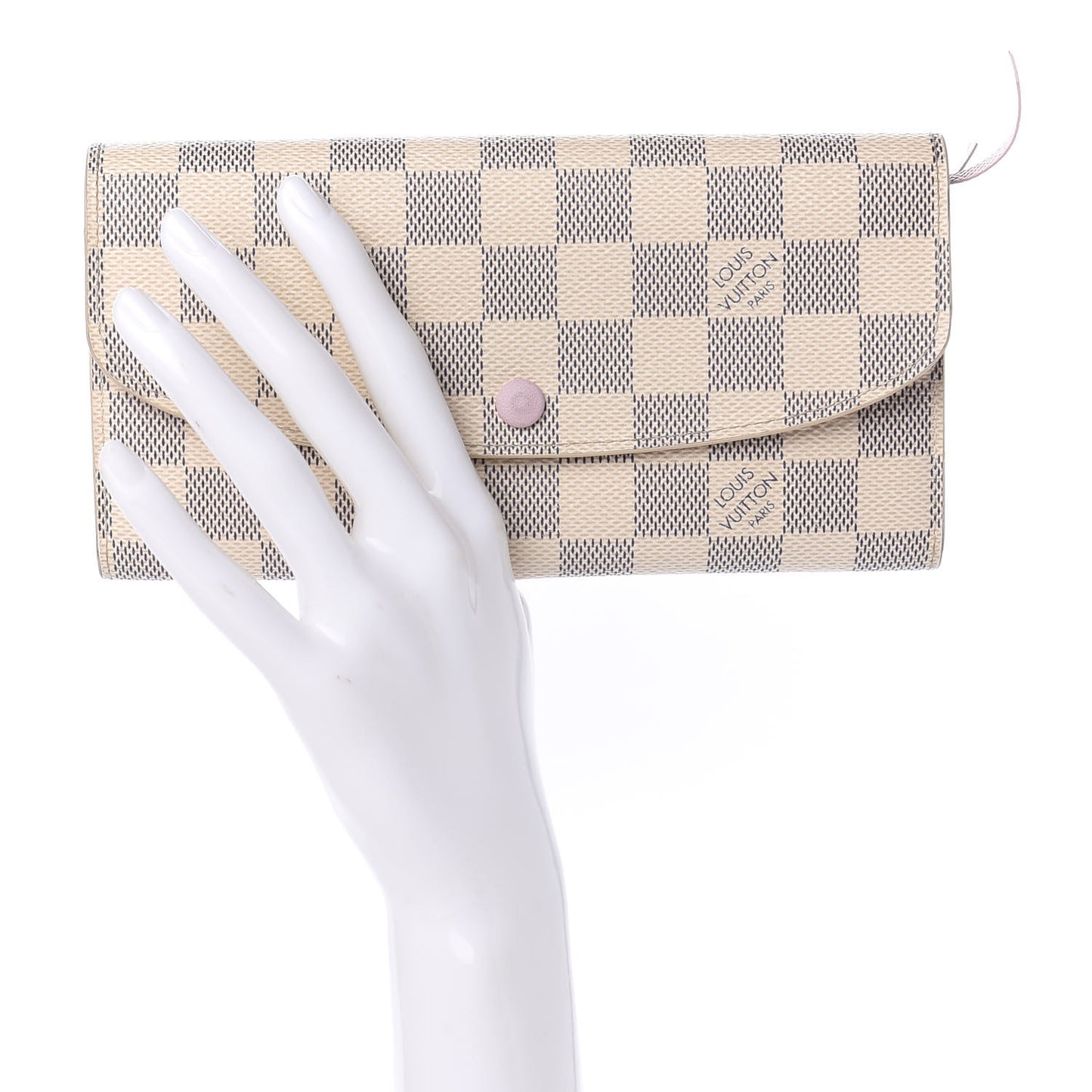 Damier Azur Emilie Wallet Rose Ballerine