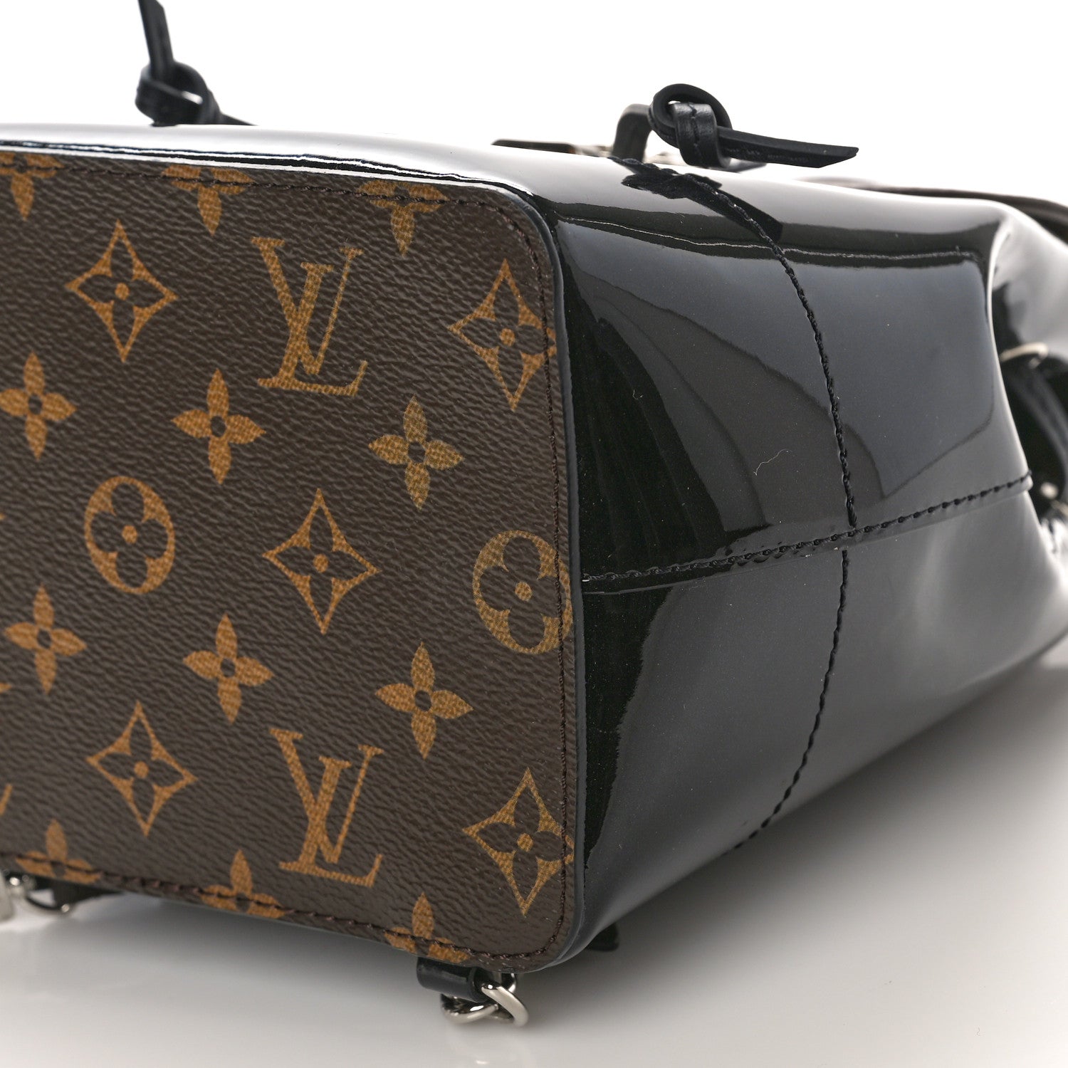 Louis Vuitton Patent Monogram Hot Springs Backpack Black 9 of 9