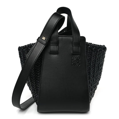 Loewe Soft Grained Calfskin Compact Hammock Shoulder Bag Black 1 of 9