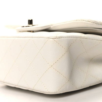 Chanel Caviar Quilted Small Double Flap White 11 of 23