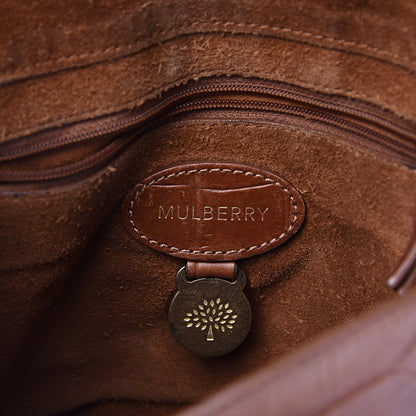 Mulberry Nappa Crocodile Embossed Small Lily Flap Oak 6 of 16