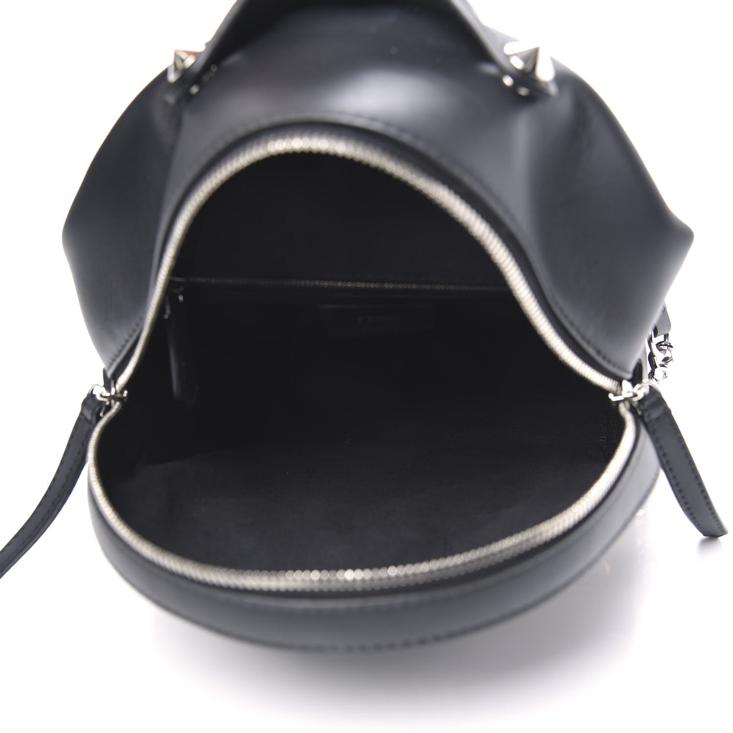 Vitello Century Fun Fair Metal Studded Mini Backpack Black Multicolor