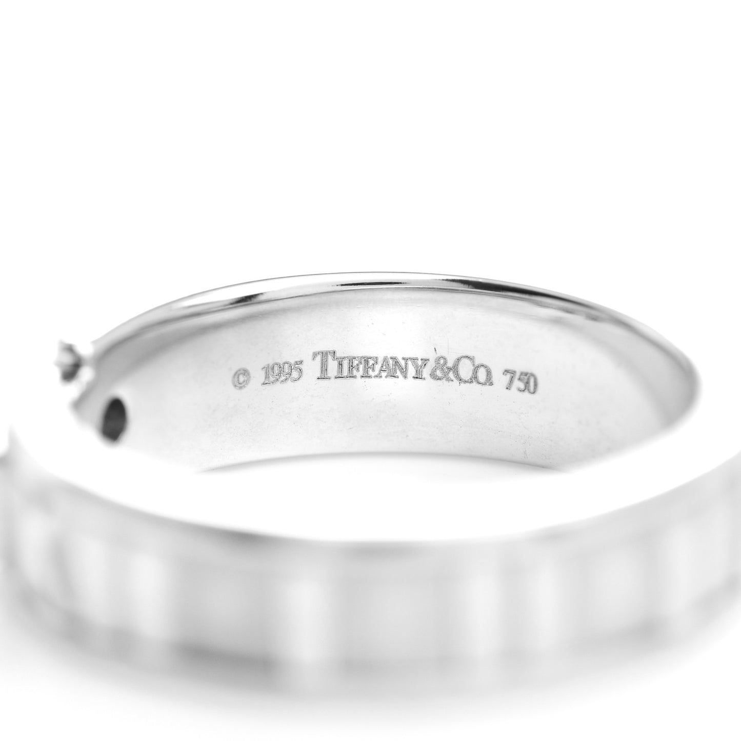 18K White Gold Diamond Atlas Ring 49 4.75
