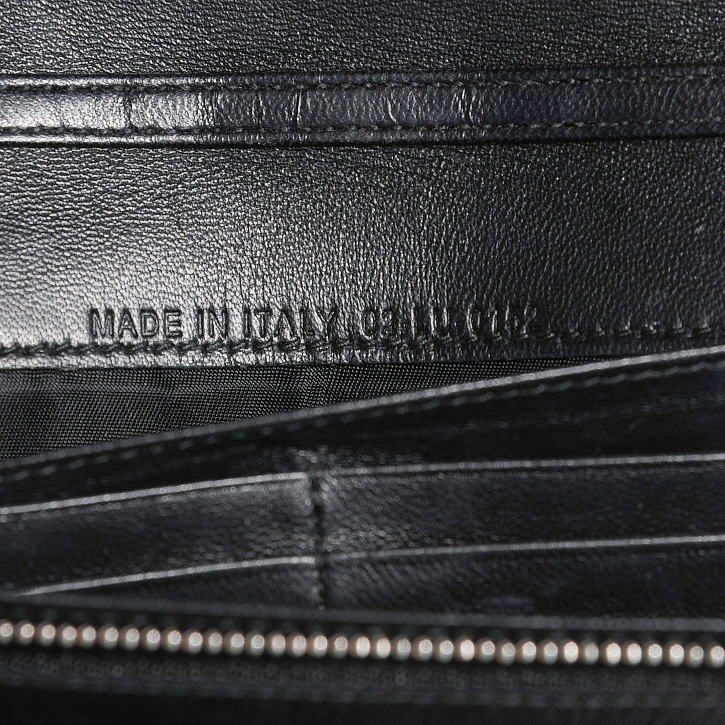 Lambskin Cannage Lady Dior Rendezvous Wallet On Chain Black