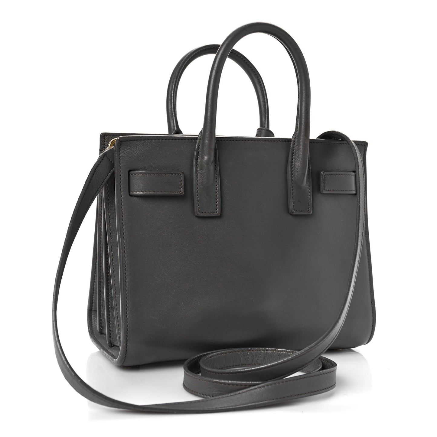 Calfskin Nano Sac De Jour Fog