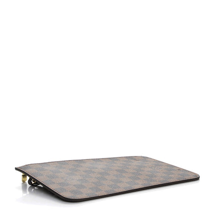 Louis Vuitton Damier Ebene Neverfull MM GM Pochette 4 of 10