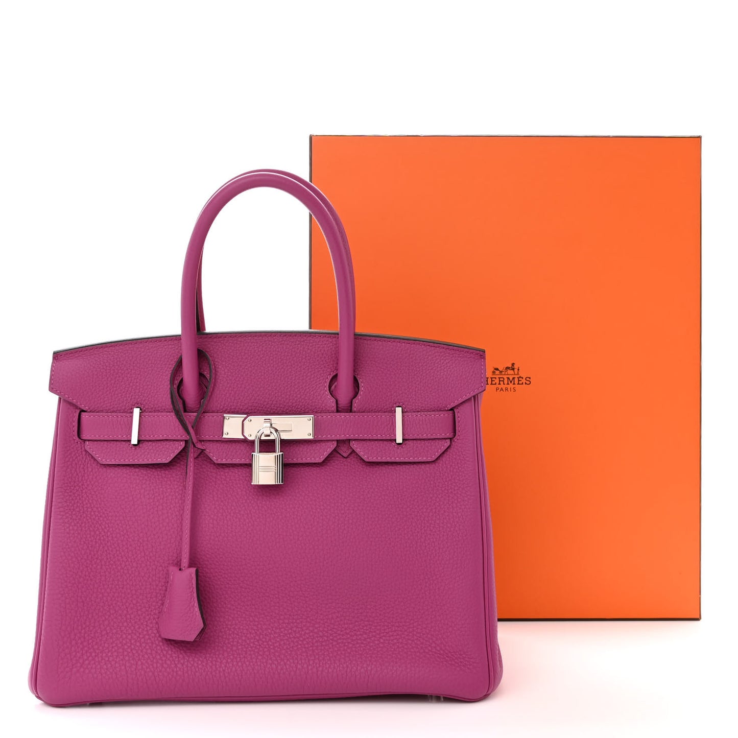 Togo Birkin 30 Rose Pourpre