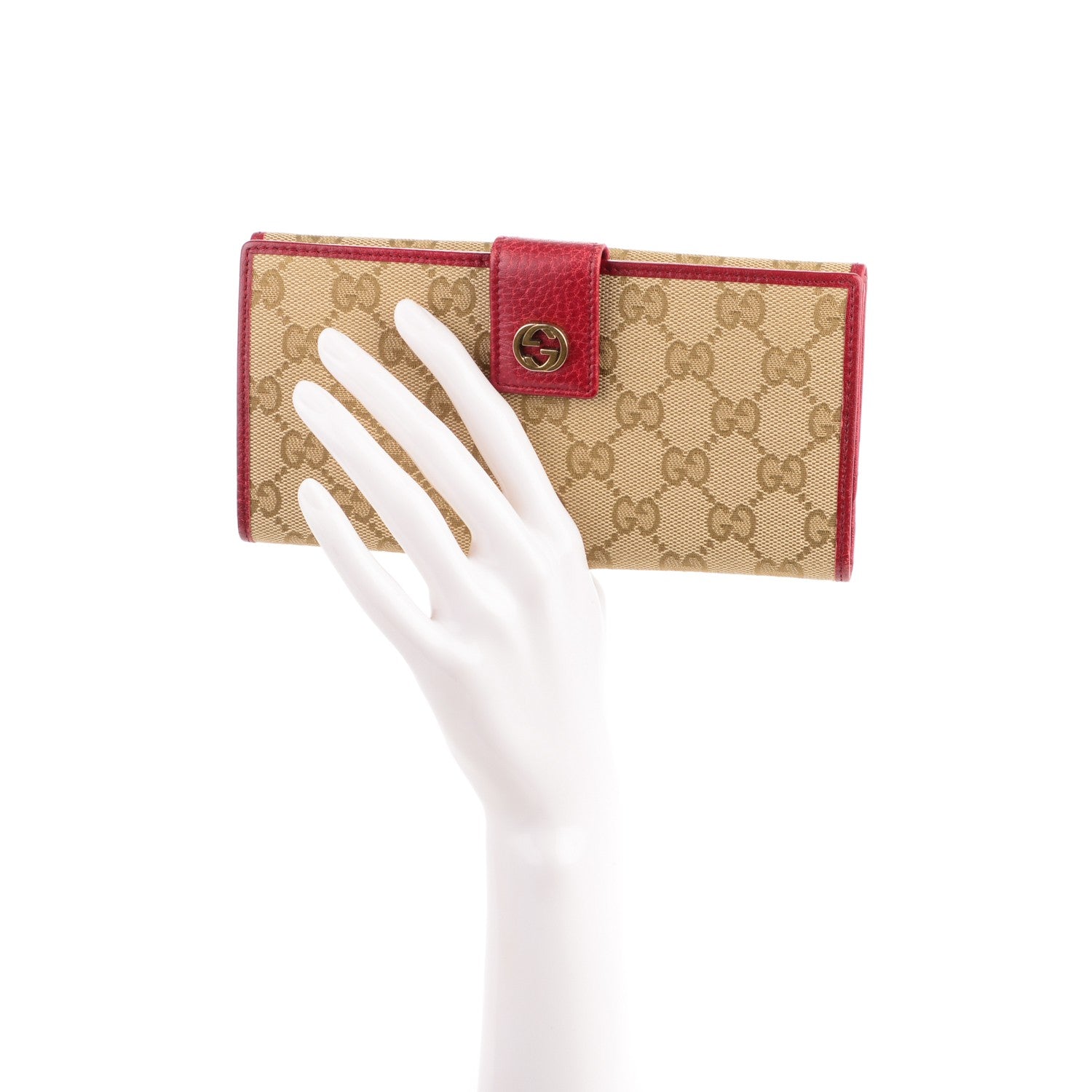 Gucci Monogram Miss GG Continental Wallet Red 2 of 7