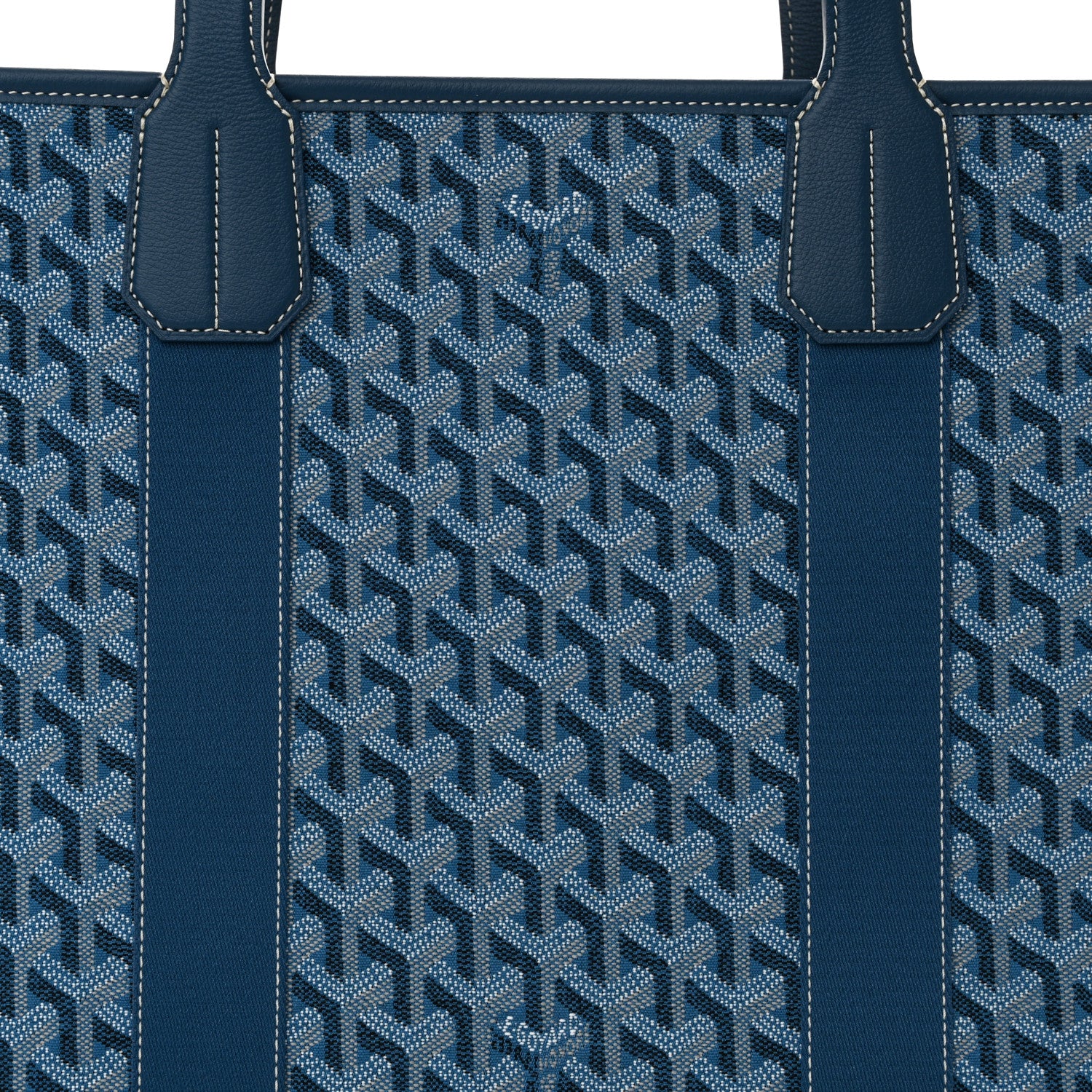 Goyard Goyardine Villette MM Tote Ocean Blue 7 of 10