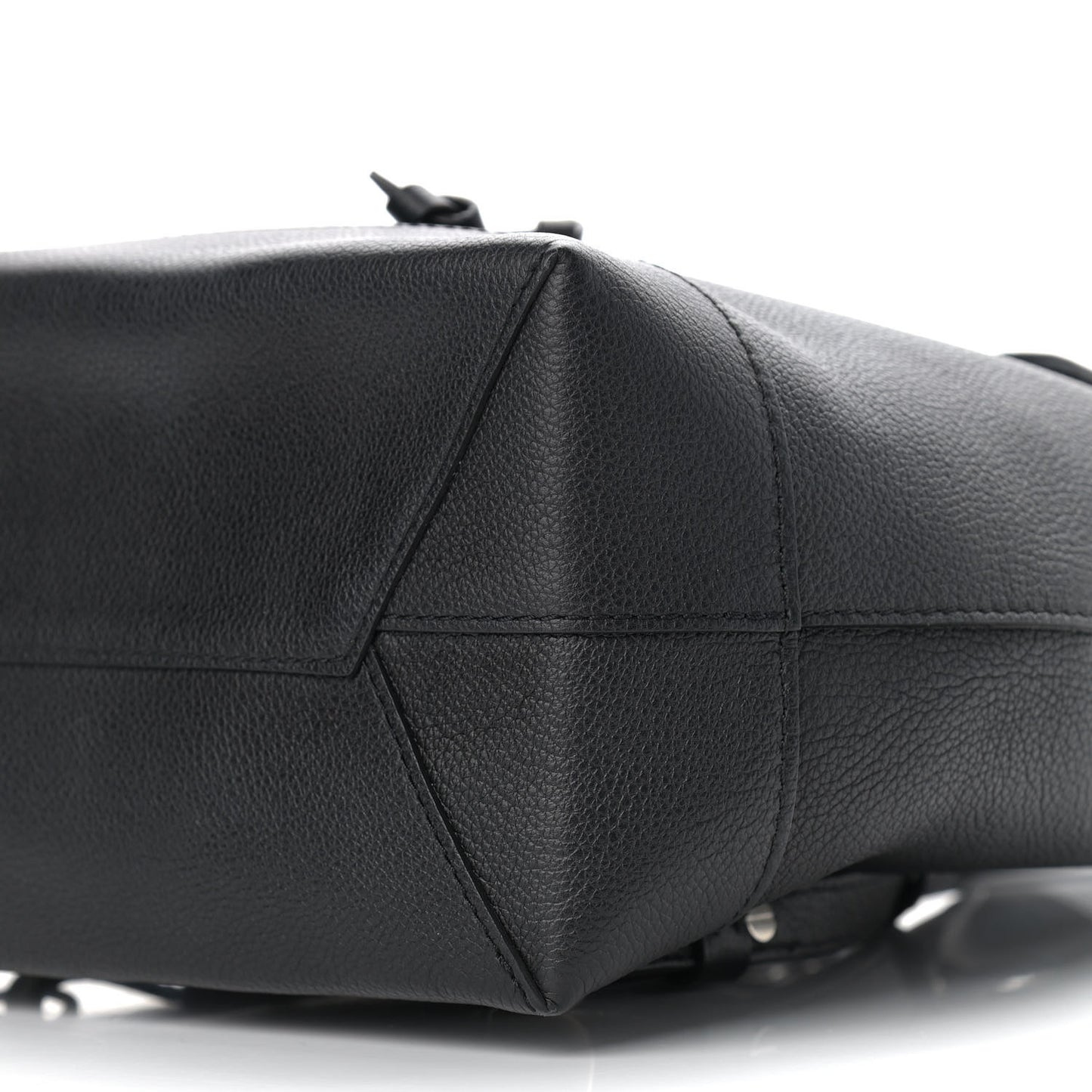 Calfskin Lockme Backpack Black