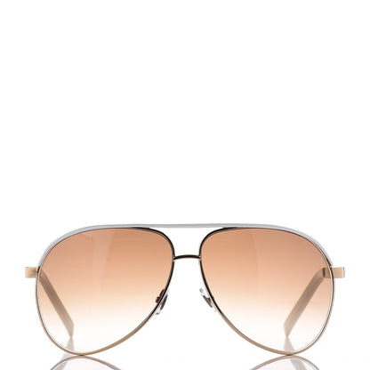 Gucci Aviator Sunglasses 1827/S White Gold 2 of 6