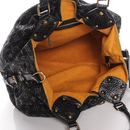 Louis Vuitton Denim Mahina XL Black 5 of 6
