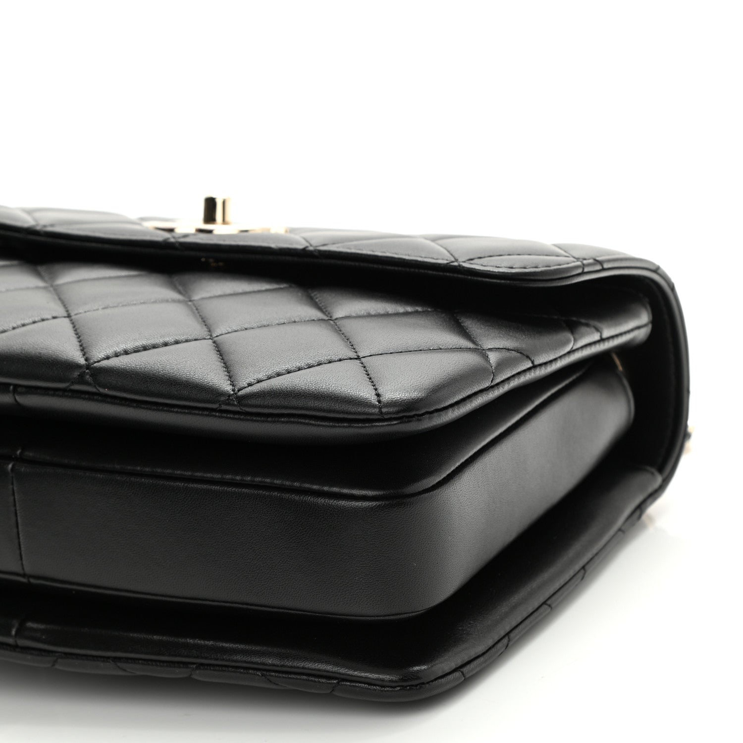 Chanel Lambskin Quilted Small Trendy CC Dual Handle Flap Bag Black 10 of 11