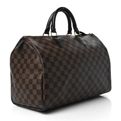 Louis Vuitton Damier Ebene Speedy 35 3 of 9