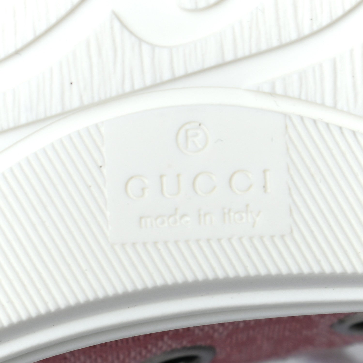 Gucci GG Monogram Calfskin Womens Low Top Sneakers 39.5 Pink Soft Pink 7 of 7