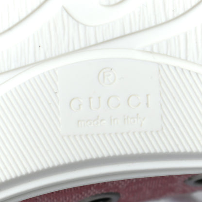 Gucci GG Monogram Calfskin Womens Low Top Sneakers 39.5 Pink Soft Pink 7 of 7