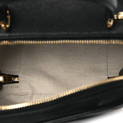 Gucci Sakai Be Green Calfskin Diagonal Stitched Blondie Top Handle Bag Black 5 of 10
