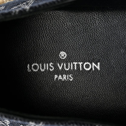 Louis Vuitton Monogram Denim Starboard Espadrille Flats 36.5 Dark Blue 6 of 8