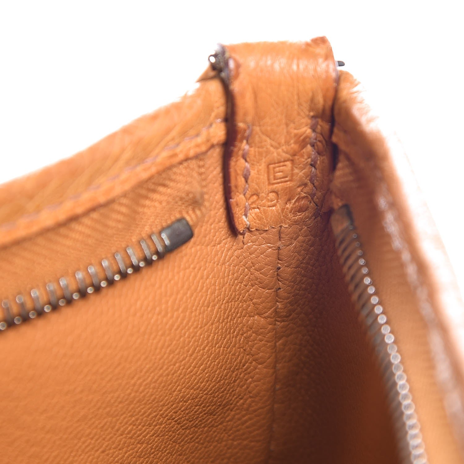 Hermes Ostrich Berlingot 23 PM Saffron 7 of 7