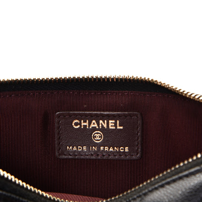 Chanel Caviar Quilted Classic iPhone Pouch Black 6 of 8