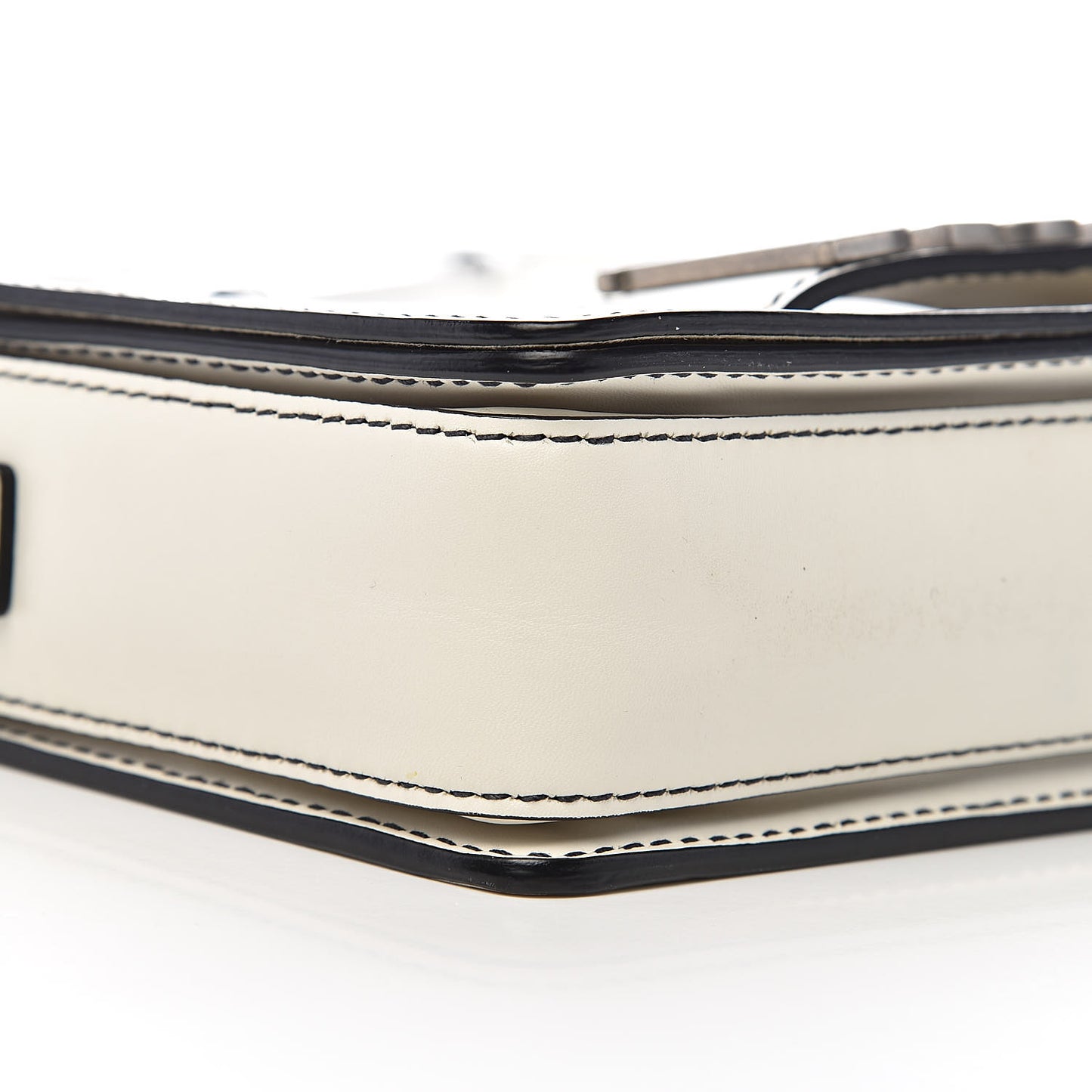 Smooth Calfskin Dio(r)evolution Flap Bag Off White