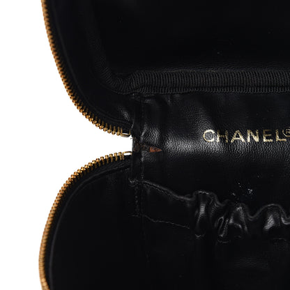 Chanel Lambskin Vanity Cosmetic Case Black 16 of 16