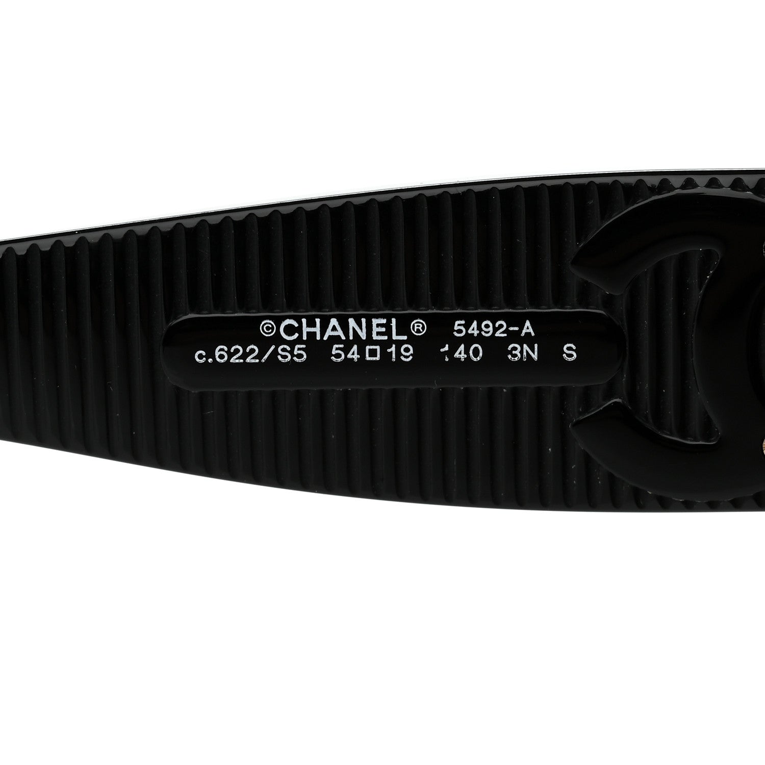 Chanel Acetate Butterfly Large CC Sunglasses 5492-A Black 5 of 8