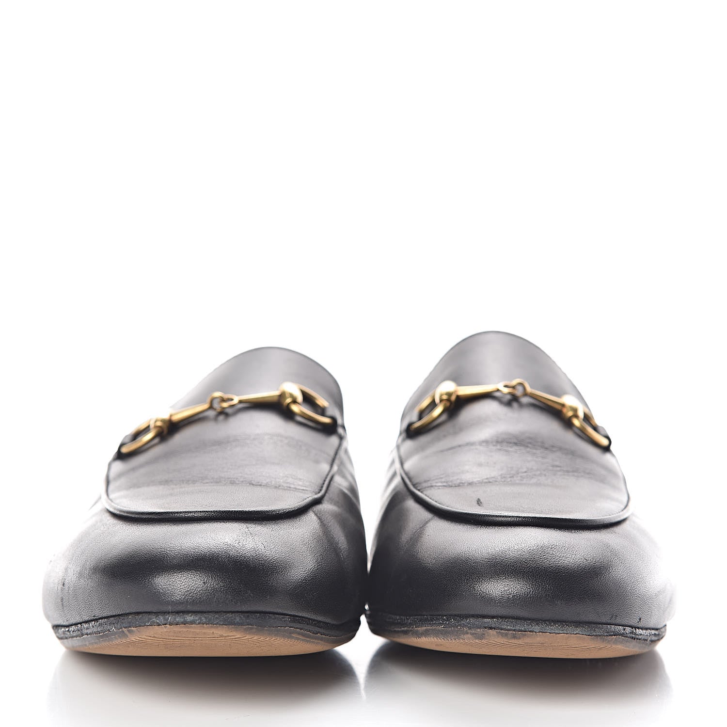 Gucci Calfskin Womens Princetown Slippers 38.5 Black 2 of 13