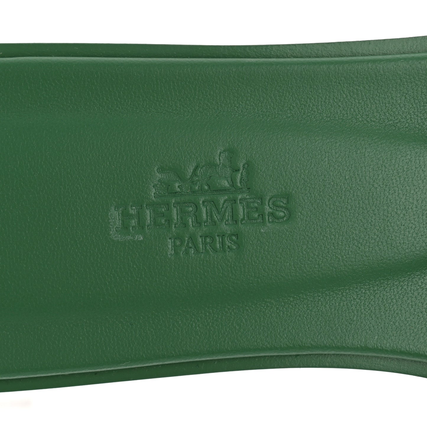 Calfskin Oran Sandals 36 Vert Electrique
