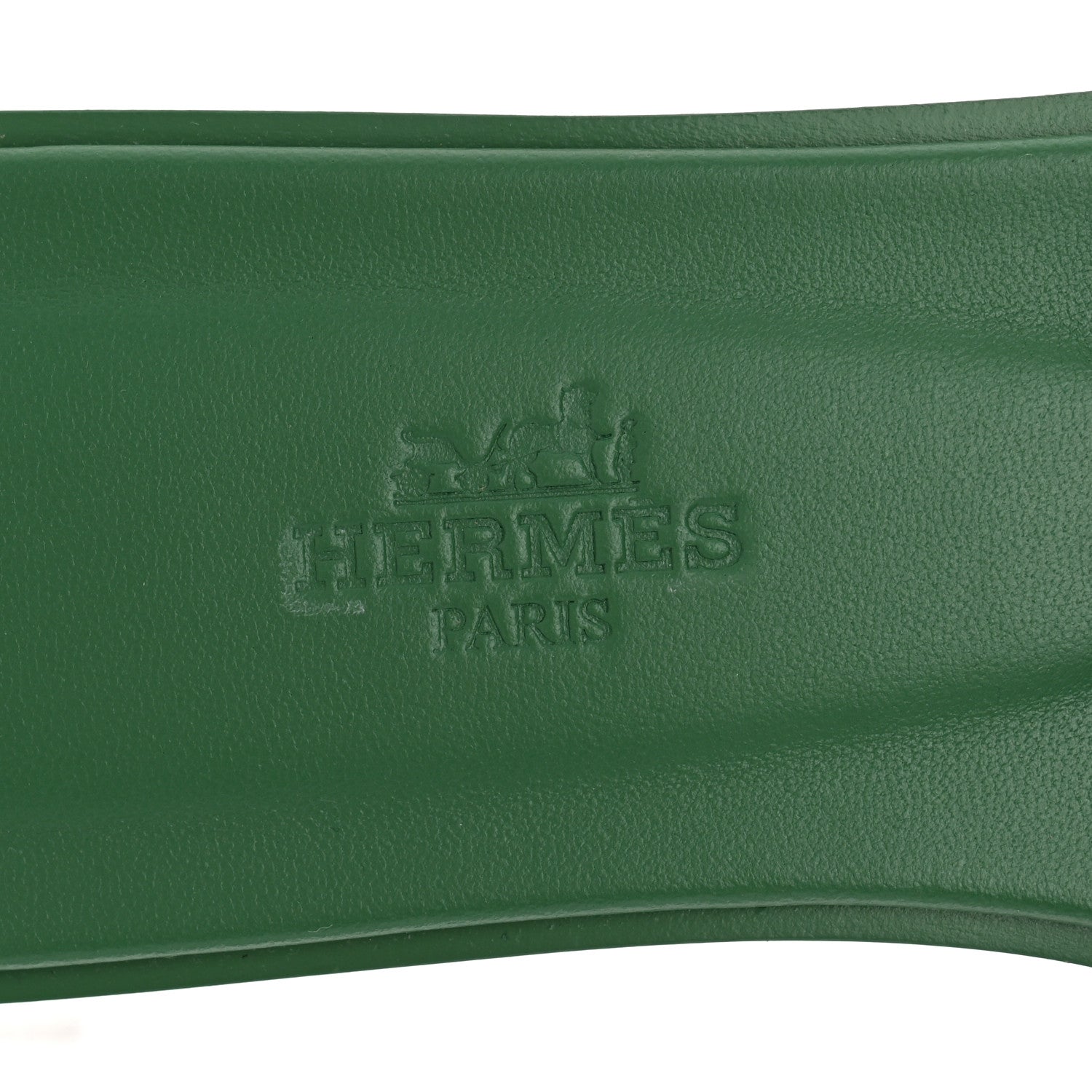 Hermes Calfskin Oran Sandals 36 Vert Electrique 8 of 10