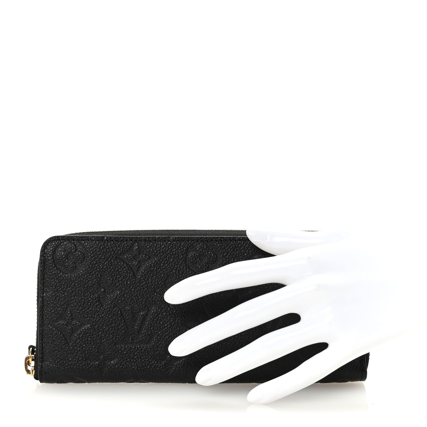Louis Vuitton Empreinte Clemence Wallet Black 2 of 7