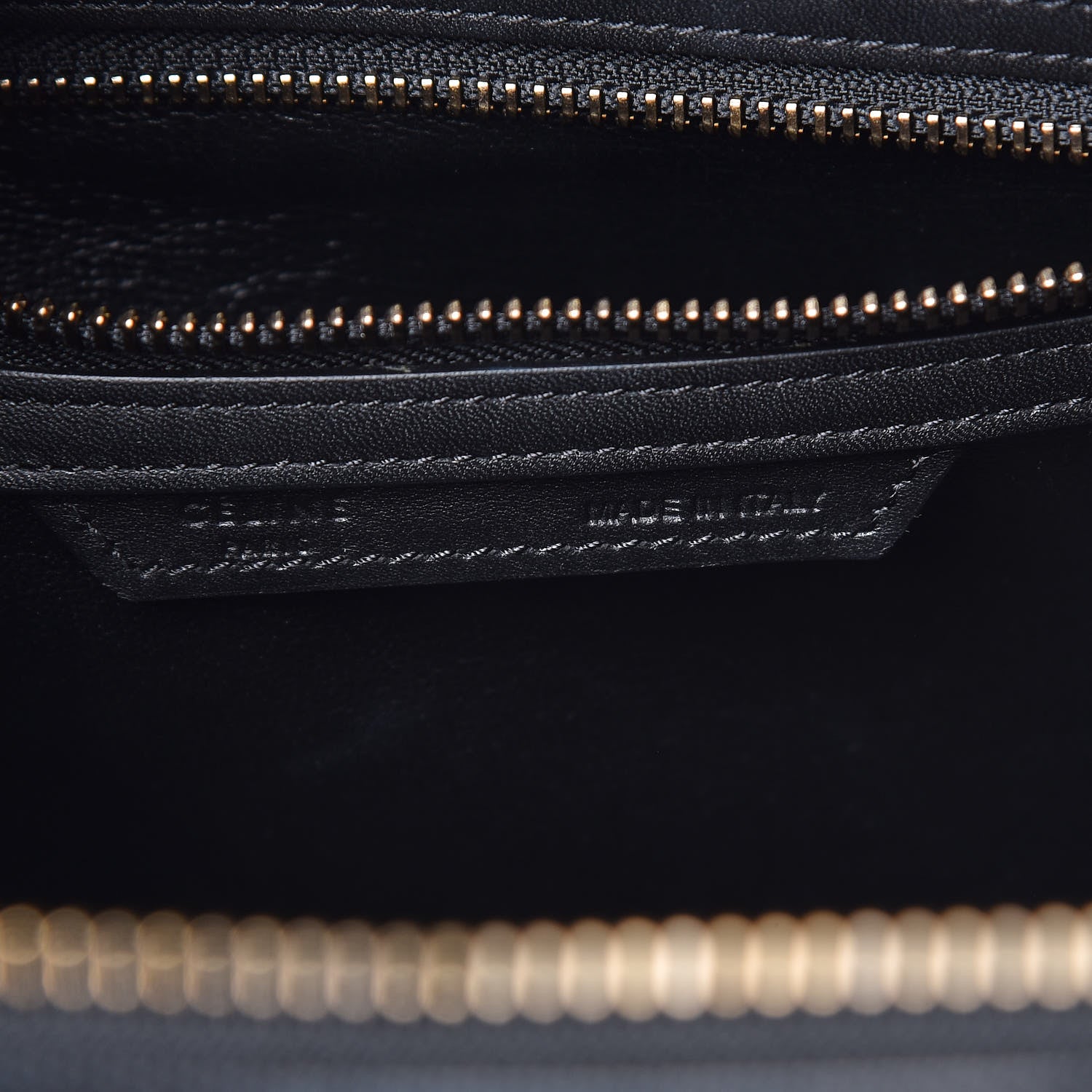 Celine Smooth Calfskin Micro Luggage Black 8 of 13