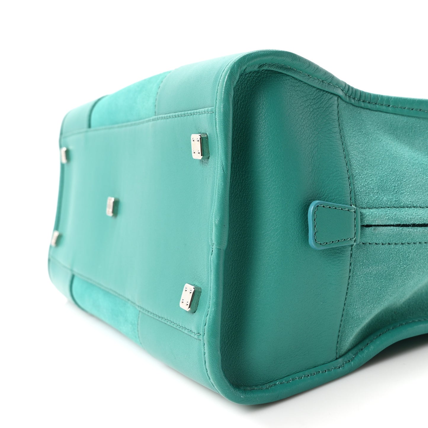 Suede Calfskin Amazona 28 Turquoise