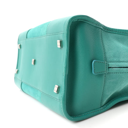 Loewe Suede Calfskin Amazona 28 Turquoise 9 of 9
